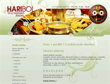 Tablet Screenshot of haribol.cz